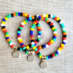 Color Block Stretch Bracelet