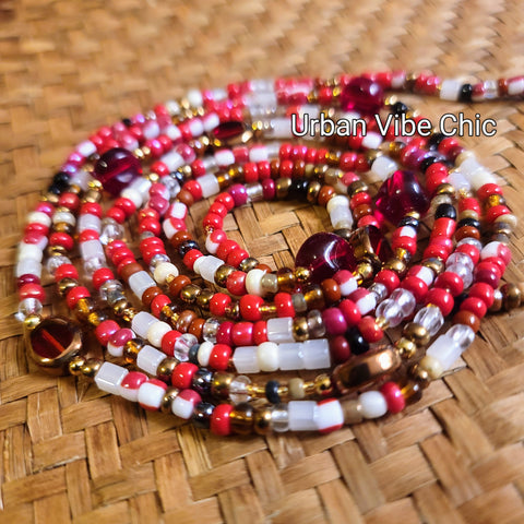 Red Queen Waist Beads