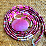 Waist Beads - Pink Agate Dream