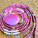 Waist Beads - Pink Agate Dream