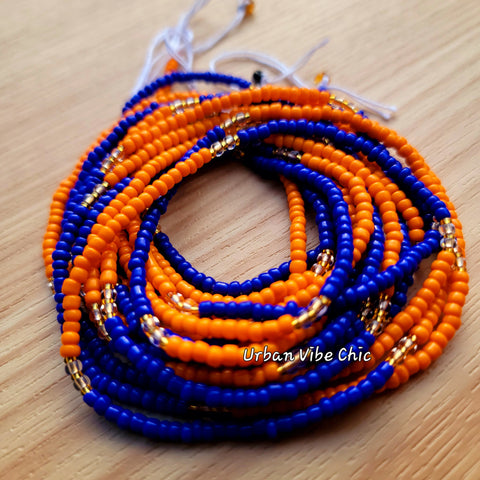 Waist Beads - Orange Royal
