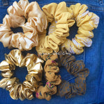 Unique Hair Scrunchies - Yellow Daisy