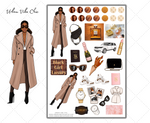 Black Girl Planner Stickers - Hey Girl