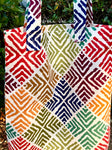 Tribal Mixed Color Tote Bag - Large