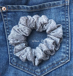 Unique Hair Scrunchies - Grey