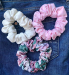 Unique Hair Stain Scrunchies - Baby Pink