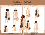 Honey & Cocoa - Black Girl Planner Stickers