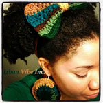 Fall N Love Crochet Hat and Earring Set (Natural)